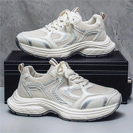 Active Walking Shoes, Comfortable Running Shoes Men'S Sports Outdoor Shoes,Mesh Breathable Shoes