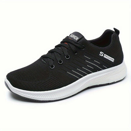 Men's Breathable Lightweight Running Shoes, Outdoor Athletic Non-slip Walking Shoes, Men's Sneakers