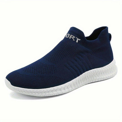 Lightweight Breathable Men's Sock Shoes-Slip-On  Sneakers for Outdoor Walking, Jogging & Camping