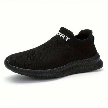 Lightweight Breathable Men's Sock Shoes-Slip-On  Sneakers for Outdoor Walking, Jogging & Camping