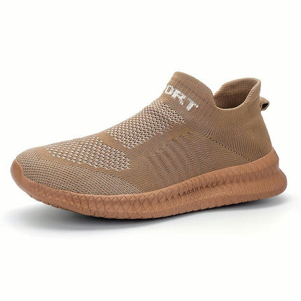 Lightweight Breathable Men's Sock Shoes-Slip-On  Sneakers for Outdoor Walking, Jogging & Camping