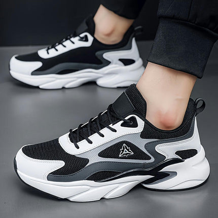 Men'S Shoes Men'S Casual Sports Shoes  Students Wear-Resistant Mesh Breathable Sports Running Shoes