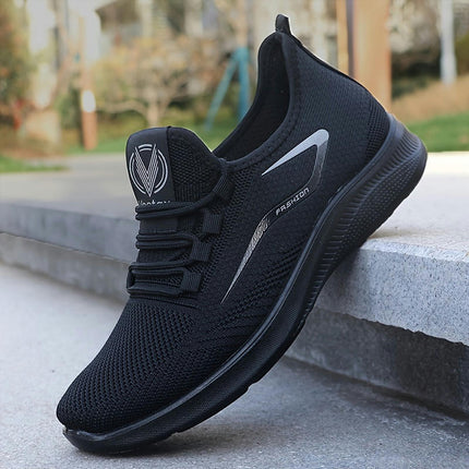 Men's Breathable Running Footwear-Casual Sneakers for Every Season, Lace-Up with EVA Sole