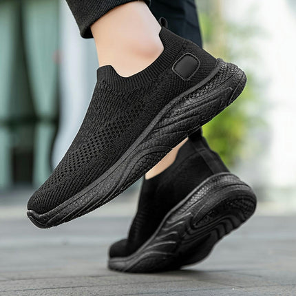 Men'S Breathable Lightweight Running Shoes - Preppy Style Low Top Sneakers All-Season Sports