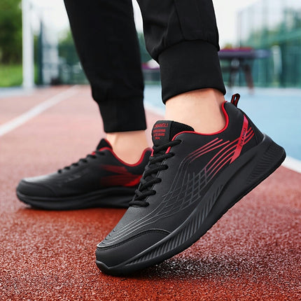 1pair Men'S All-Season Lightweight Running Shoes-Casual Sports Style Low Top Lace-Up Sneakers