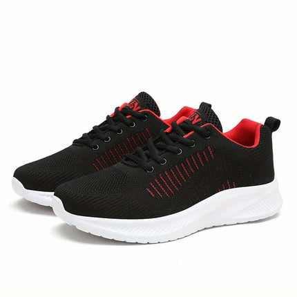 Men's Road Running Shoes - Breathable, Shock-Absorbing, Lace-Up Design for Outdoor Activities