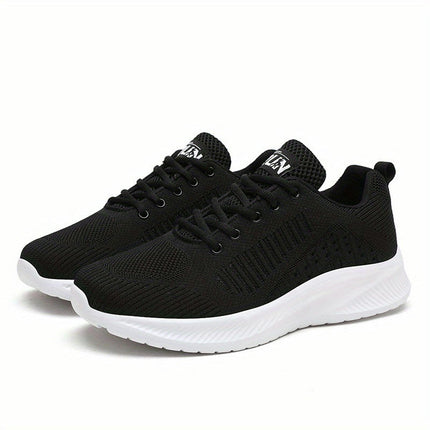 Men's Road Running Shoes - Breathable, Shock-Absorbing, Lace-Up Design for Outdoor Activities