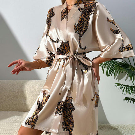 Women's Satin Robe Imitation Silk Kimono Bathrobe Pure Short Sexy Sleepwear Bridesmaid Bride Party Robes