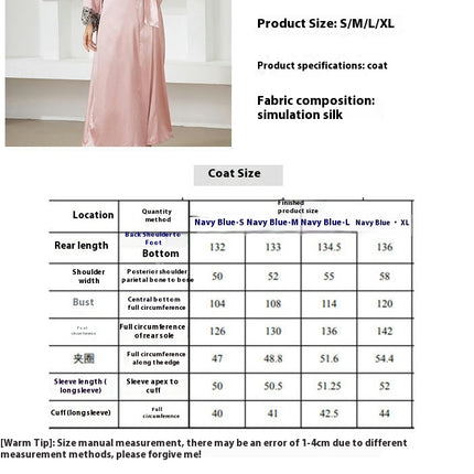 Women's Satin Robe  Imitation Silk Kimono Bathrobe for Bride Bridesmaids Wedding Party Loungewear Sleepwear