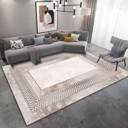 Geometric Pattern Home Decor Indoor Area Rug - Washable Premium Carpet Rugs for Living Room Bedroom Dining Room And Office