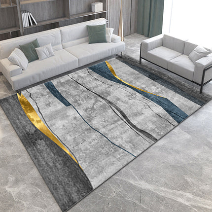 Washable Rug Ultra Soft Area Rug Non Slip Abstract Geometric Carpet Stain Resistant Rugs for Living Room Bedroom