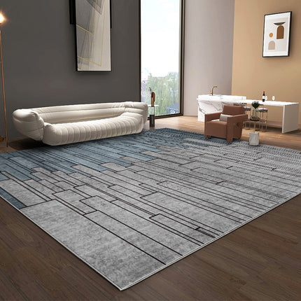 Washable Area Rug Modern Indoor Carpets Contemporary Geometric Chic Area Rugs Accent Rug for Kitchen Living Room Bedroom