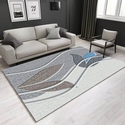 Aesthetic Bedroom Rugs Area Rug Modern Abstract Carpet Floral Area Rugs Washable Thin for Bedroom Living Room