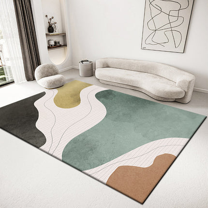 Home Area Rug Modern Rugs Minimalist Abstract Geometric Indoor Soft Rugs And Carpet for Living Room Bedroom Dining Room