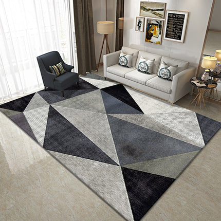 Geometric Pattern Household Rugs And Carpet Abstract Indoor Washable Area Rug Carpet for Living Room Bedroom