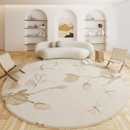 Round Area Rugs Washable Round Rug Anti-Skid Super Soft Indoor Throw Area Rugs Circle Carpet for Living Room Kids Room Large Floor Rugs