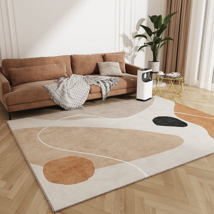 Large Area Rug Bedroom Rug Outdoor Simple Geometric Carpets Non Slip Abstract Carpet for Living Room Kitchen