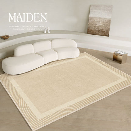 Bedroom Rug Beige Decor Carpet Super Soft Carpets Geometric Modern Area Rugs for Living Room Bedside Carpet Runner