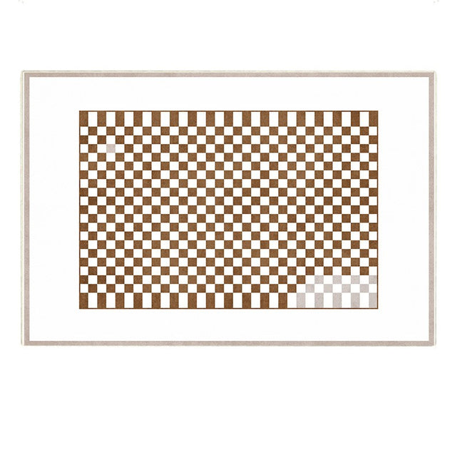 Checkered Area Rug Modern Minimalist Carpets Washable Indoor Rugs,Carpet for Living Room Kitchen