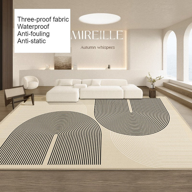 Minimalist Lines Geometric Carpet Large Floor Rugs Indoor Area Rug for Living Room Bedroom