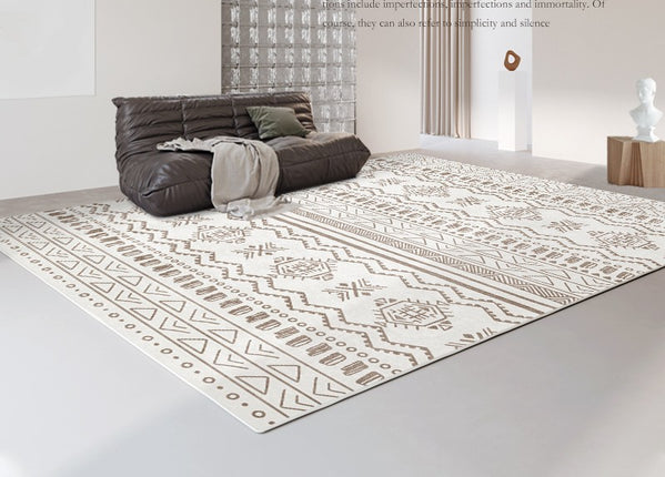 Geometric Area Rug for Living Room Lines Abstract Indoor Carpets Art Carpet Large Floor Rugs