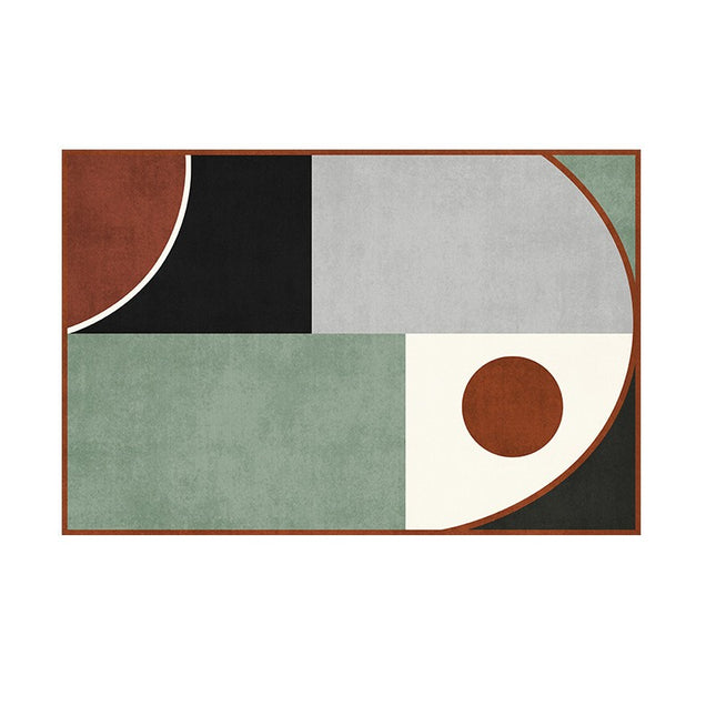 Art Area Rug for Living Room Lines Abstract for Indoor Carpets Geometric for Bedroom Rugs Large