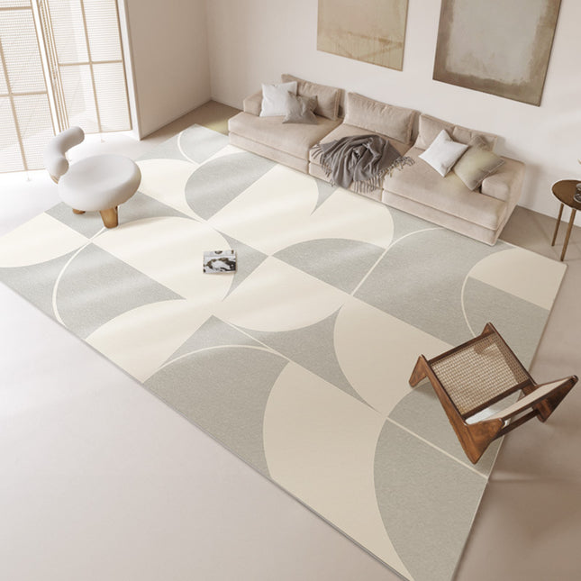 Large Floor Rugs Simple Style Carpet Cream home Rug Geometric Carpets,for Living Room Bedroom Hallway Dining Room