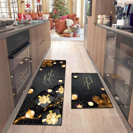 Christmas Kitchen Rugs and Mats Kitchen Decorative Floor Mats Christmas Holiday Party Low Profile Floor Mat Decor for Home