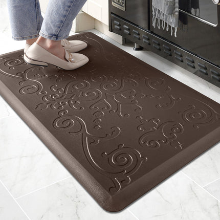 Kitchen Mat Cushioned Anti Fatigue Mat Indoor Kitchen Rugs Leather Kitchen Decor Mats Floor Mats for Home