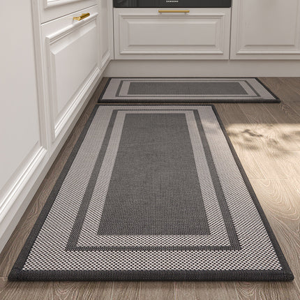 Tapis et tapis de cuisine antidérapants et lavables, tapis absorbant de cuisine, tapis de sol tissés durables, grand décor de cuisine, tapis anti-fatigue