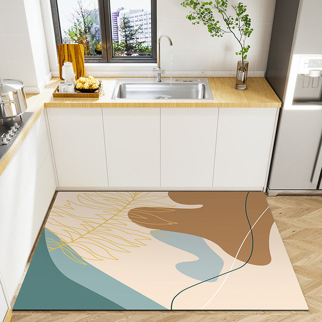 Kitchen Floor Mats Absorbent Bath Mats Rugs Diatomaceous Earth Kitchen Rugs Cozy Kitchen Mat