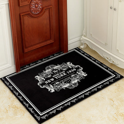 Tapis de porte extérieur, tapis d'entrée de mode européenne, paillasson d'entrée, tapis de bienvenue pour la maison, tapis de cirage de chaussures, tapis de sol