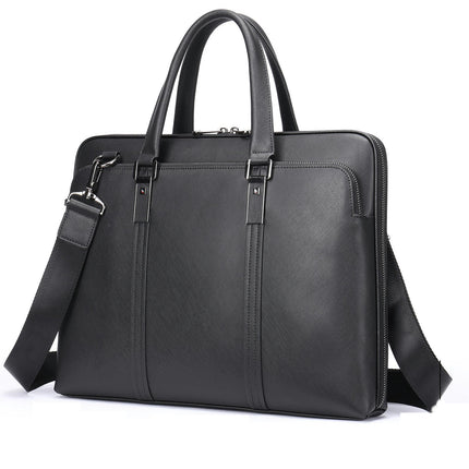 Men's Bag Genuine Leather Briefcase Cowhide Handbag Business Computer Bag large capacity briefcase