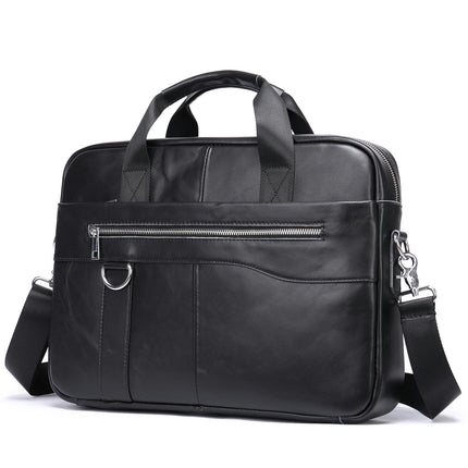 Genuine Leather Handbag Men's Briefcase Men's Computer Bag First Layer Cowhide Business Bag