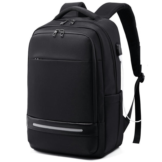 Oxford Cloth Backpack Men's Backpack Large Capacity Laptop Backpack With USB Charging Port