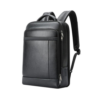 Men's Genuine Leather Backpack Laptop Bag Large Capacity Business Travel Hiking Shoulder Daypacks