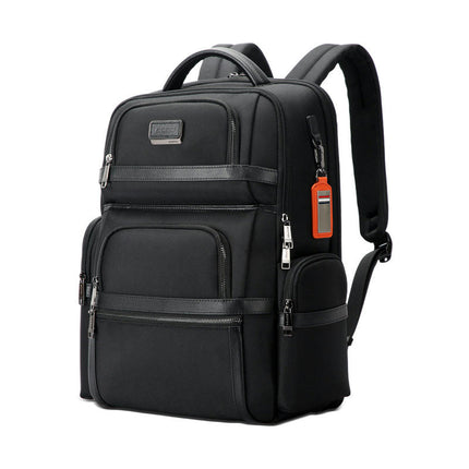 Computer-Rucksack, Herren-Rucksack, wasserdichter Nylon-Rucksack mit USB-Ladeanschluss