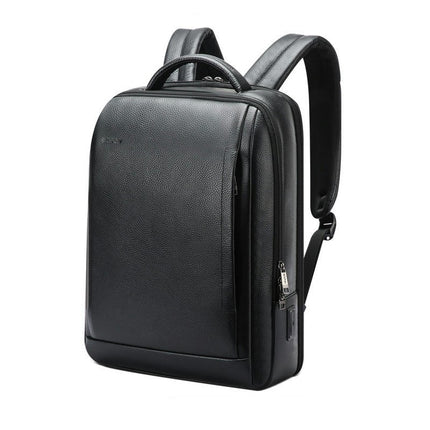 Men's Genuine Leather Backpack Waterproof Travel Bag Large Capacity Backpack Business Backpack