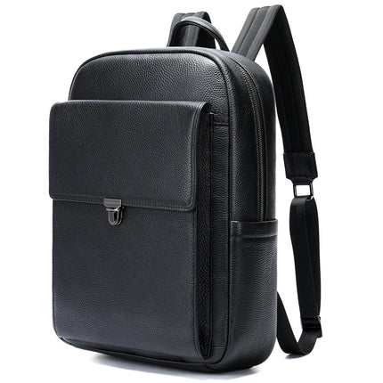 Backpack for Men Genuine Leather Laptop Large Business Travel Computer Vintage Shoulder Bags