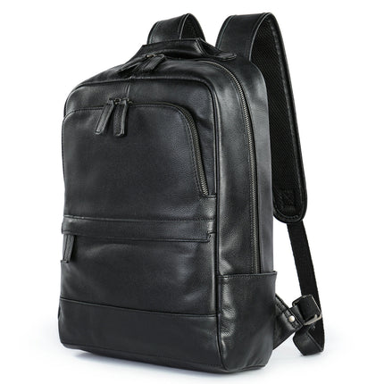 Genuine Leather Backpack for Men Laptop Backpack Large Business Travel Bag Shoulder Bags