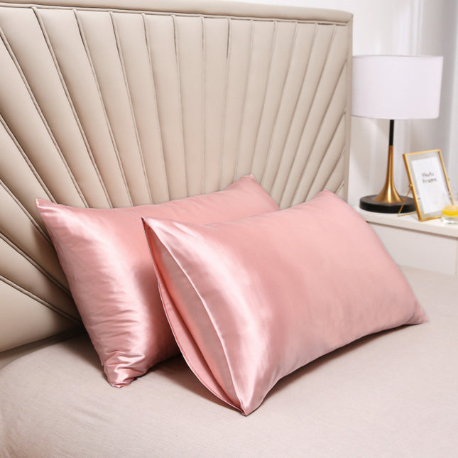 2-Piece Set Silk Pillowcase Set Ice Silk Satin Silk Satin Pillowcase for Hair and Skin Reversible Silk Pillowcase