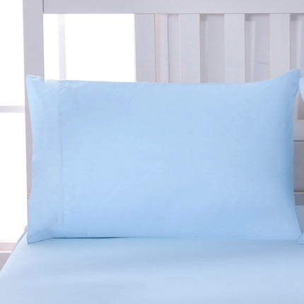 Pillowcase Single Pillowcase Pure Color Cotton Pillowcase Cotton Smooth Satin Pillowcase Set of 2 Pillowcases