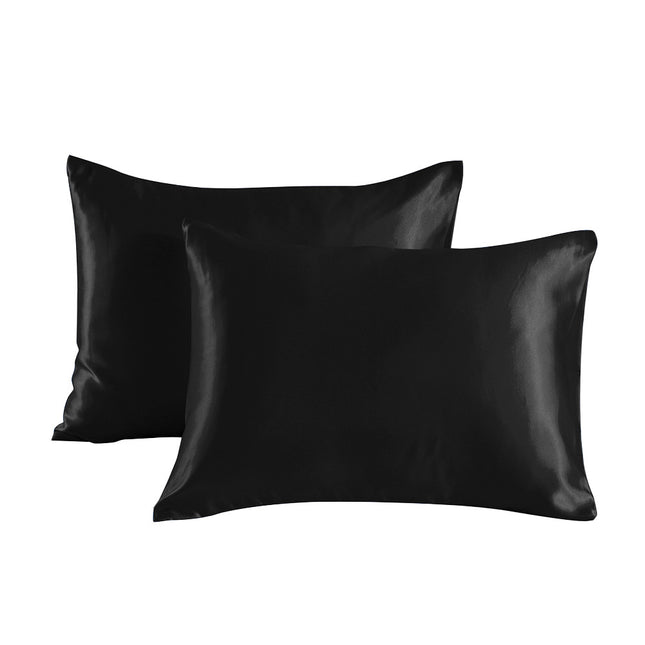 2PACK Anti-silk pillowcase pure color double-sided satin pillowcase mulberry silk pillowcase for hair and skin