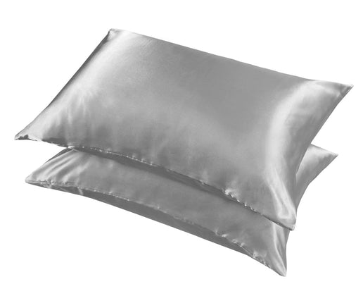 2PACK Silk pillowcase for hair and skin, silky soft ladies hair satin pillowcase king size silk pillowcase with envelope closure