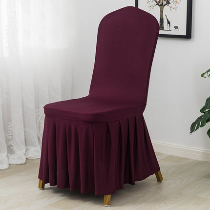 1 paquet de housses de chaise plissées, extensibles, faciles à nettoyer, parfaites pour la décoration de mariage, les fêtes, les événements, noël