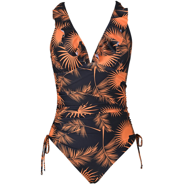 Women One Piece Swimsuits Tummy Control Halter Bathing Suits Sexy Swimwear