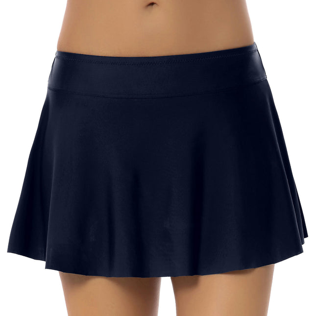 Women's Swim Skirt Tummy Control Swimwear Bikini Bottom Swimsuit Bottom