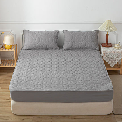 Dustproof  Laminated Cotton Padded Quilted Sheet All-Inclusive Bedspread Bedspread Non-Slip Mattress Protector Sheet Set With Pillowcase