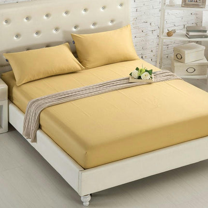 Queen size mattress with deep pocket bed sheet brushed cotton fitted sheet mattress cover bed sheet