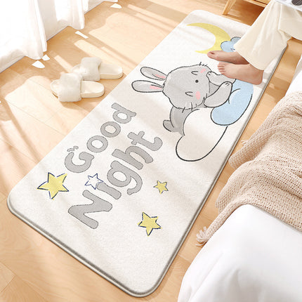 Area Rugs for Bedroom, Oval Sun Washable Living Room Rug, Soft Non-Slip  Cute Animals for Kids Room Playroom Rug